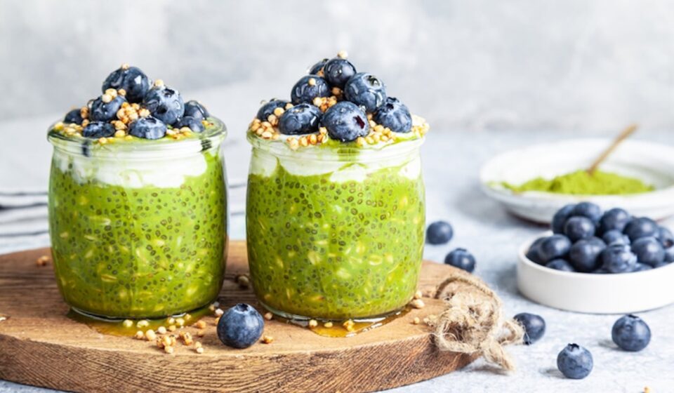 Matcha Chia Pudding That Works With Your Body's GLP-1